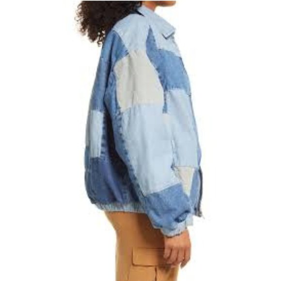 🌸SALE🌸 BDG Oversized Patchwork Bomber Jacket - Picture 15 of 16